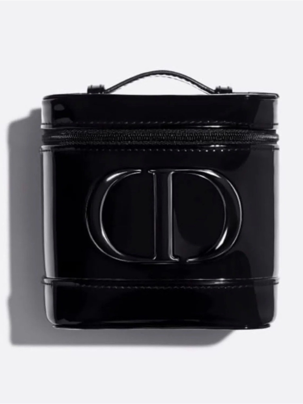 Christian Dior GWP Patent Leather Vanity Case - Black